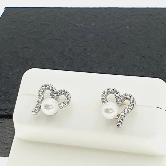925 sterling silver luxury CZ earrings for women/girls, Best for RJUS2150 - Picture 1 of 11